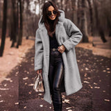 Langer warmer Mantel für Damen Herbst – Weich, elegant und bequem
