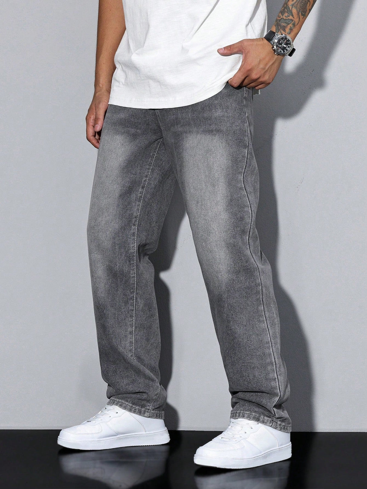 Herren Baggy-Jeans – Jeans mit lässigem Schnitt im Streetwear-Stil
