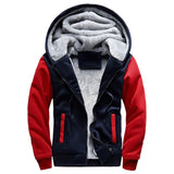 Men's Warm Hoodie Jacket – Comfortable Lined Winter Coat with Hood