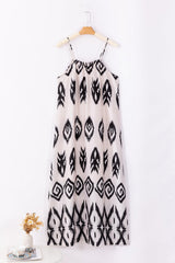 Elegantes Aztekisches Sommerkleid mit asymmetrischem Saum