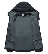 Softshell-Jacke Herren Outdoor – Taktisches Design mit Kapuze
