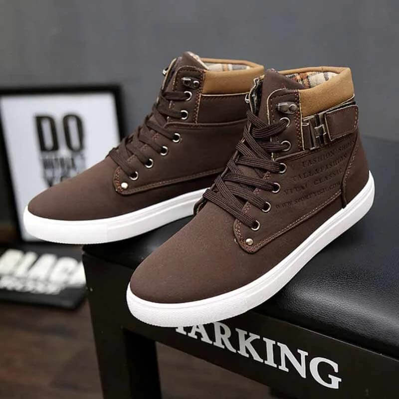 Casual mid-high boots for men – Comfortable and stylish sneakers