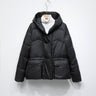 Kurze gesteppte Damenjacke – Warmer Wintermantel mit Kapuze
