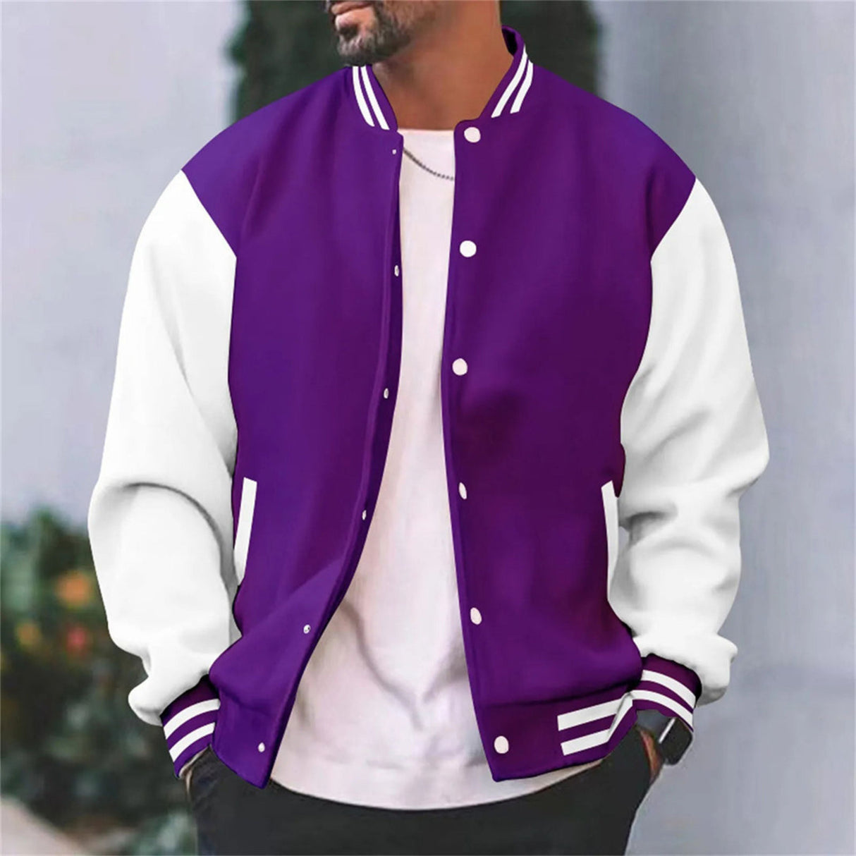 Blouson Bomber Varsity Homme – Style Intemporel & Confort