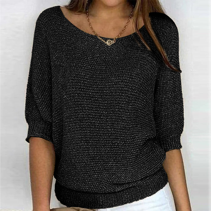 Pull femme confortable et polyvalent en tissu respirant