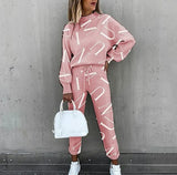 Damen-Loungewear-Set – Weiches zweiteiliges Set mit Sternenmuster