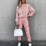 Damen-Loungewear-Set – Weiches zweiteiliges Set mit Sternenmuster
