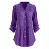 Blouse longue pour femme avec manches bouffantes - Chic et polyvalente