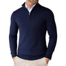 Herrenpullover mit halbem Reißverschluss – Klassischer Pullover mit modernem Schnitt