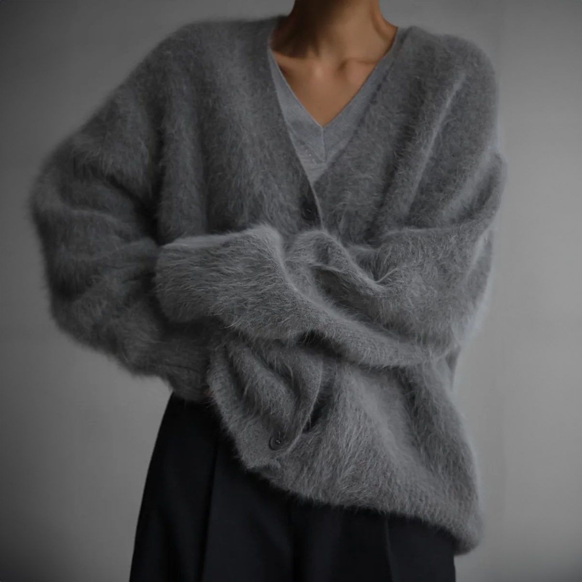 Damen Oversize Strickweste – Weich, Warm und Luxuriös