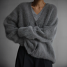Damen Oversize Strickweste – Weich, Warm und Luxuriös