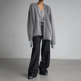 Damen Oversize Strickweste – Weich, Warm und Luxuriös