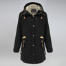 Damen-Wintermantel – Warmer Parka mit Fleece-Futter und Kapuze