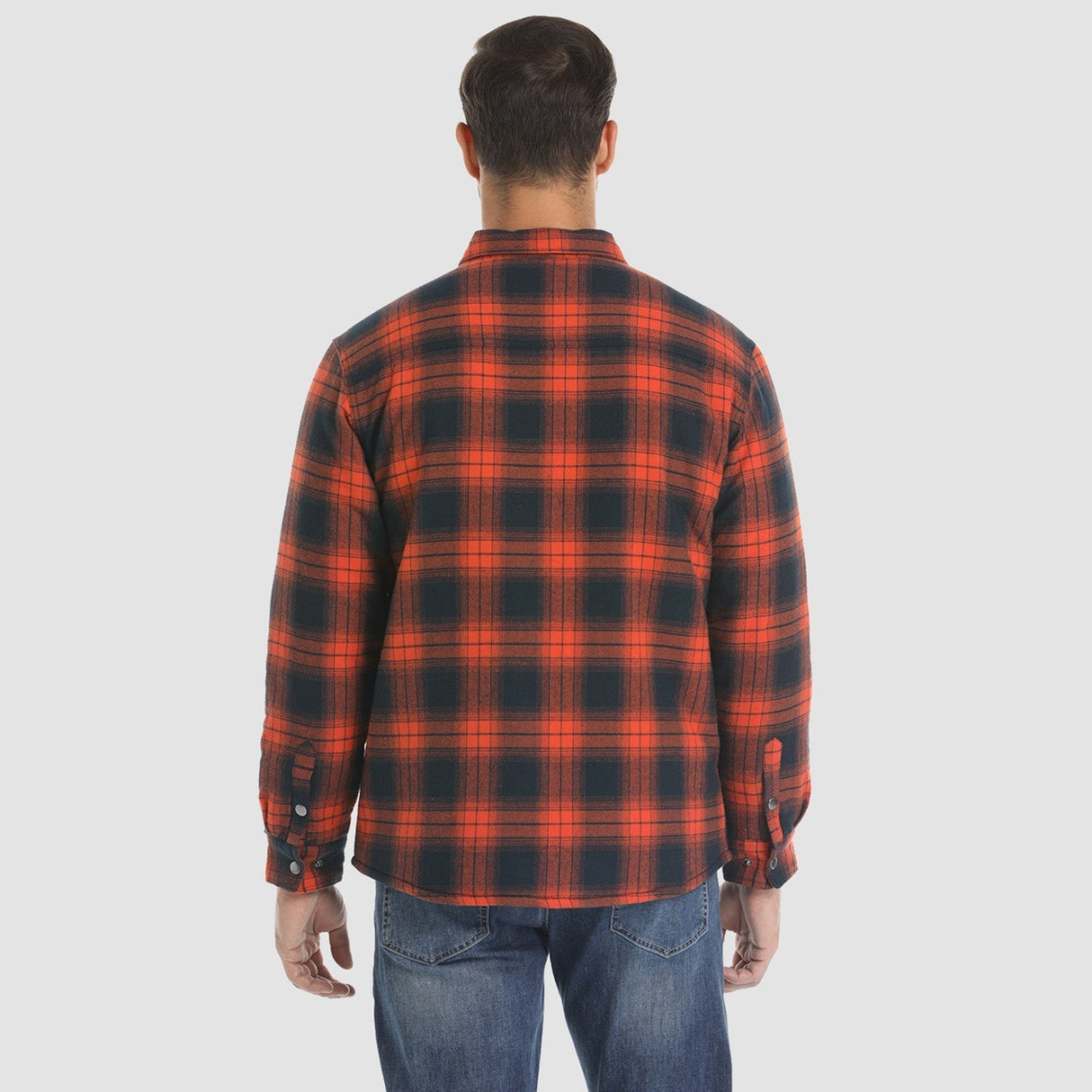 Men's Winter Flannel Vest with Quilted Lining