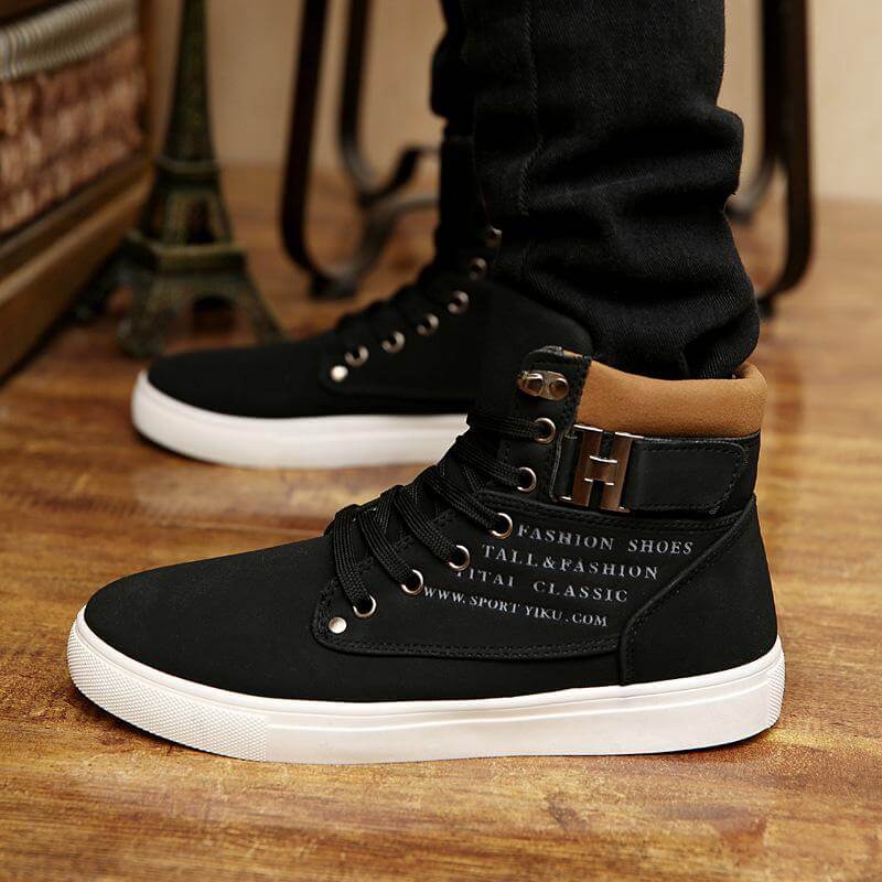 Casual mid-high boots for men – Comfortable and stylish sneakers