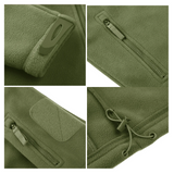 Męska kurtka polarowa – Ciepła kurtka softshell na zewnątrz z zamkiem błyskawicznym