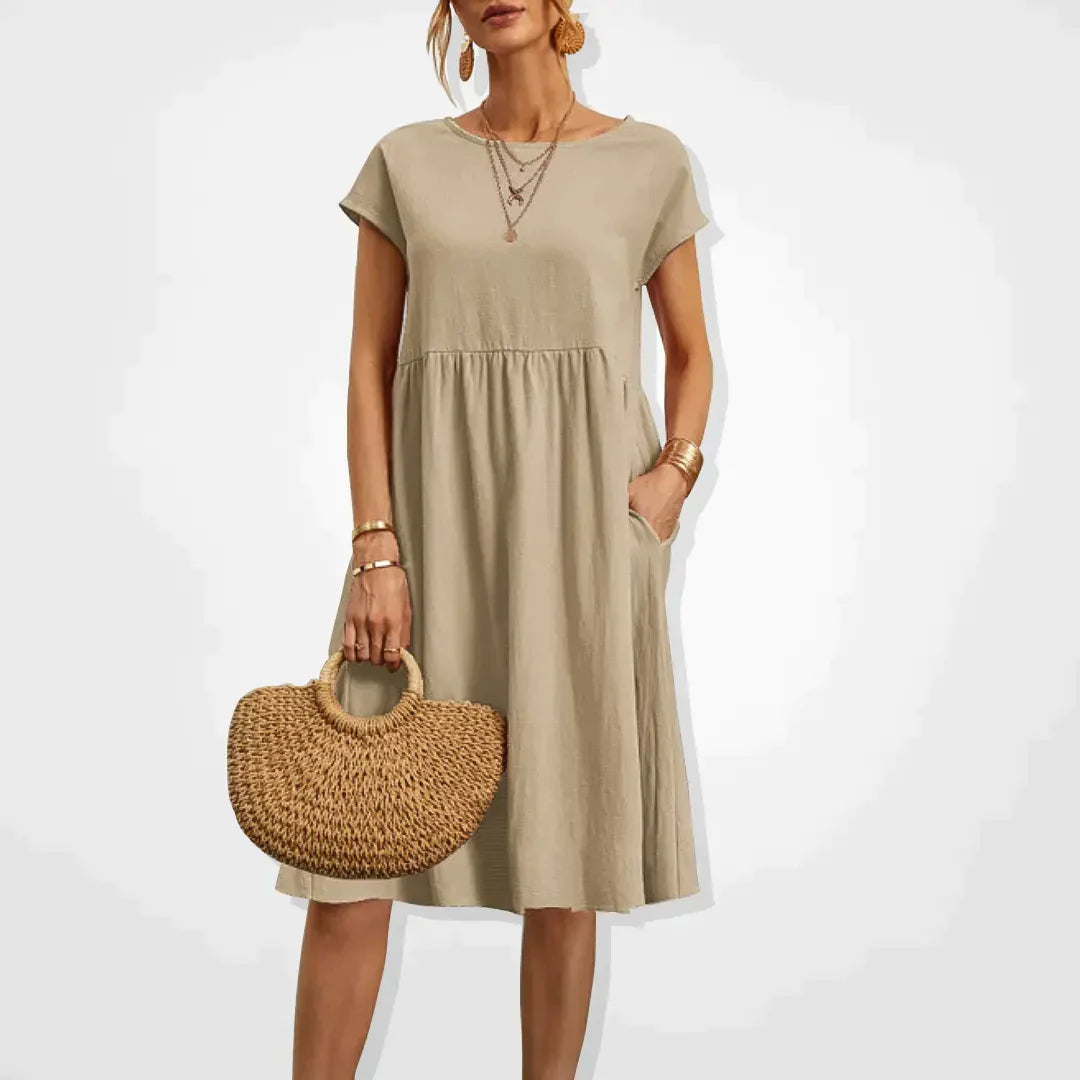 Robe d'Été Élégante pour Femmes Style Empire