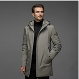 Bequeme Winterjacke mit Kapuze für kalte Tage