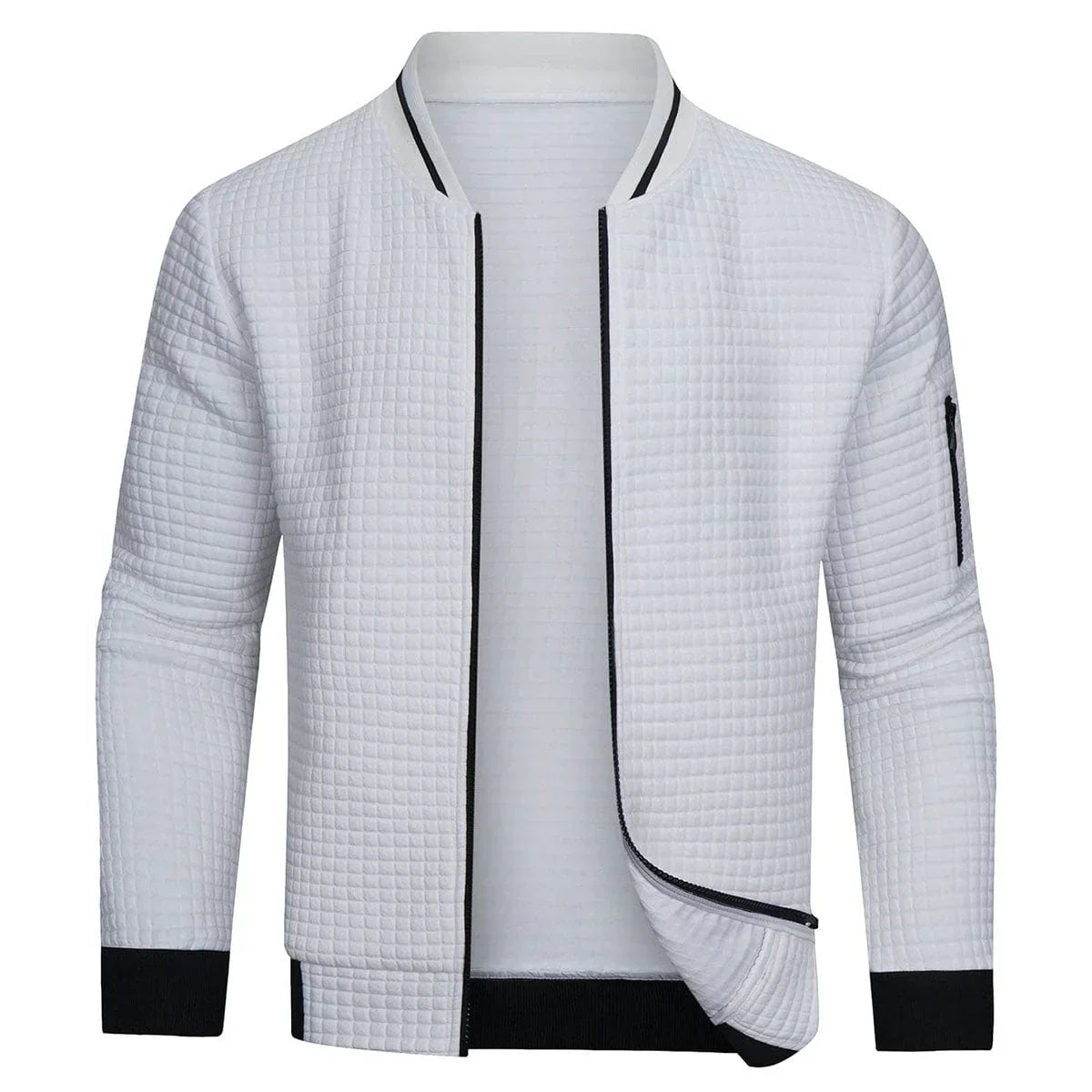 Moderne Herrenjacke mit Reißverschluss – Leichte, bequeme Jacke für den Alltag