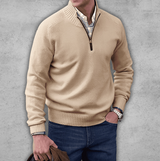 Herrenpullover mit halbem Reißverschluss – Klassischer Pullover für alle Gelegenheiten
