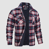 Men's Winter Flannel Vest with Quilted Lining