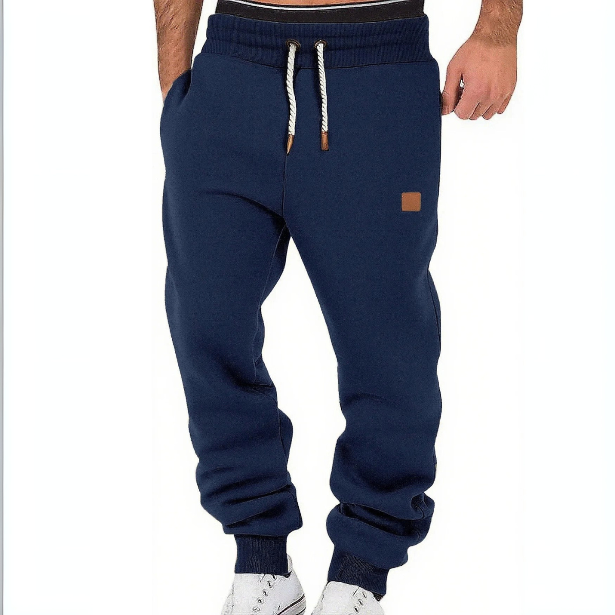 Herren-Jogginghose – Bequeme Hose mit Kordelzug und Taschen-Details