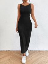 Sommerkleid mit Rückenausschnitt und bequemer Passform