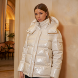 Glänzende Damen Daunenjacke – Warm, Leicht und Stylisch für den Winter