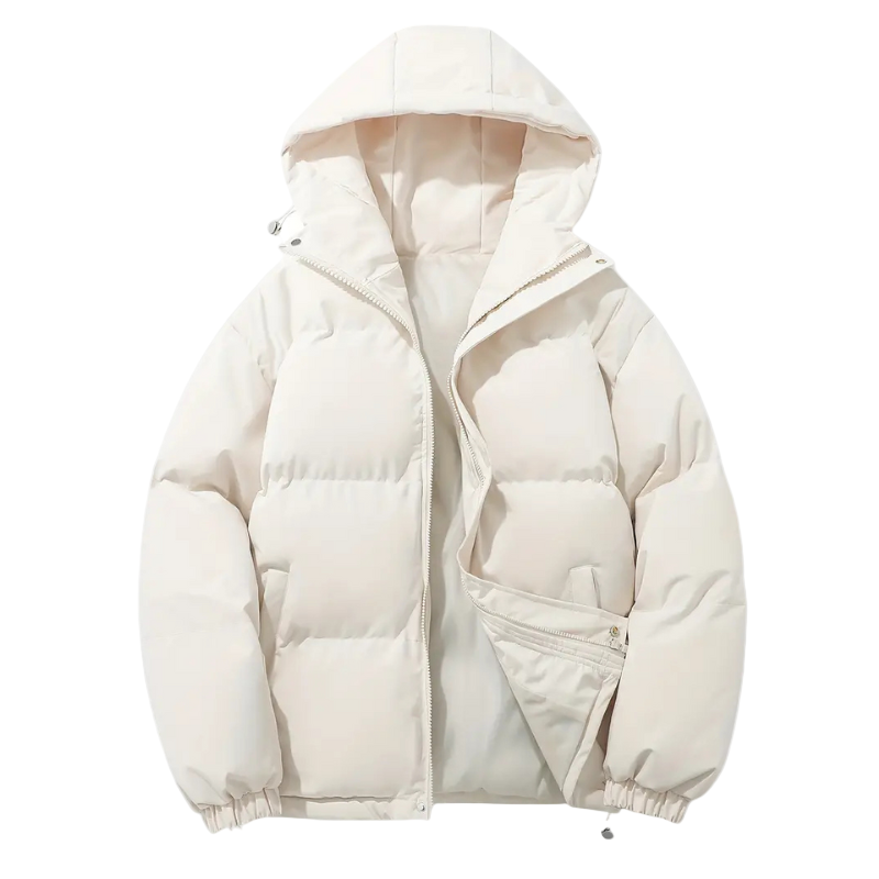 Men's Down Jacket with Hood – Warm and Lightweight Winter Coat