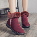 Warm Winter Boots for Women – Fur-Lined Ankle Boots with Non-Slip Sole