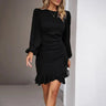 Elegantes Kleid mit langen Ärmeln - modisch und bequem