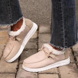 Women's Winter Sneakers – Warm Comfortable Shoes with Fur Lining