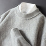 Herrenpullover uni – Weicher Strickpullover mit dezentem Muster