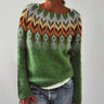 Damen Strickpullover im Retro-Stil für Herbst und Winter