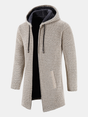 Sweat à Capuche Beige Longline - Confortable et Élégant-mezam.fr