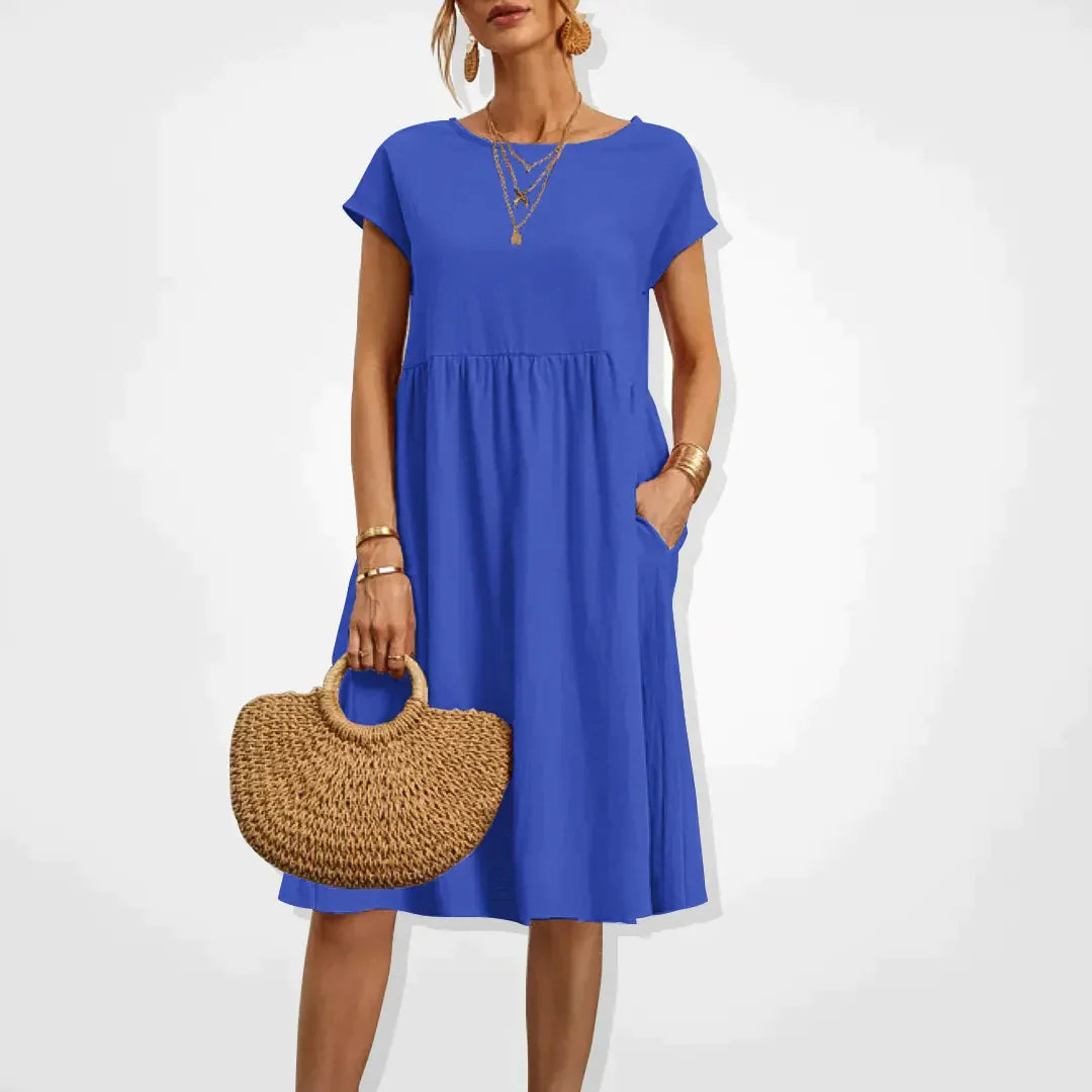 Robe d'Été Élégante pour Femmes Style Empire