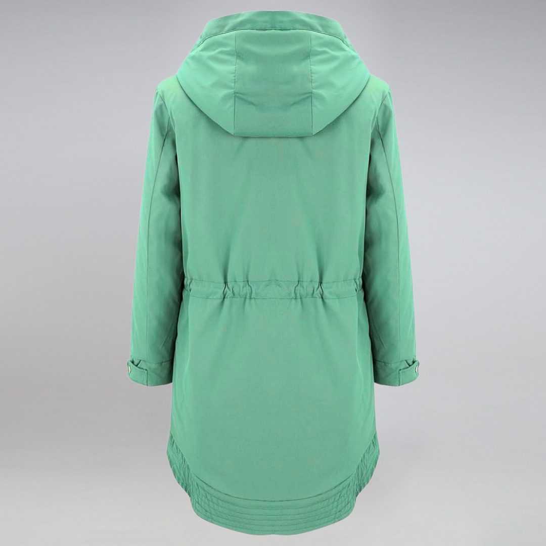 Damen-Wintermantel – Warmer Parka mit Fleece-Futter und Kapuze