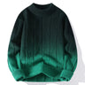 Herrenpullover mit Farbverlauf – Moderner Rundhalspullover aus Strick