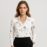 Blouse Femme à Imprimé Fleuri – Coupe Élégante et Stylée