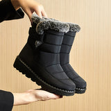 Warme Winterstiefel für Damen – Wasserdichte Stiefel mit rutschfester Sohle