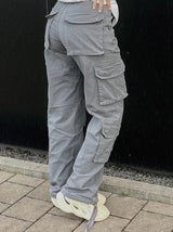 Damen Cargo-Hose – Bequeme Streetwear-Hose mit Taschen-Details