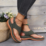 Orthopädische Damensandalen mit bequemer Sohle