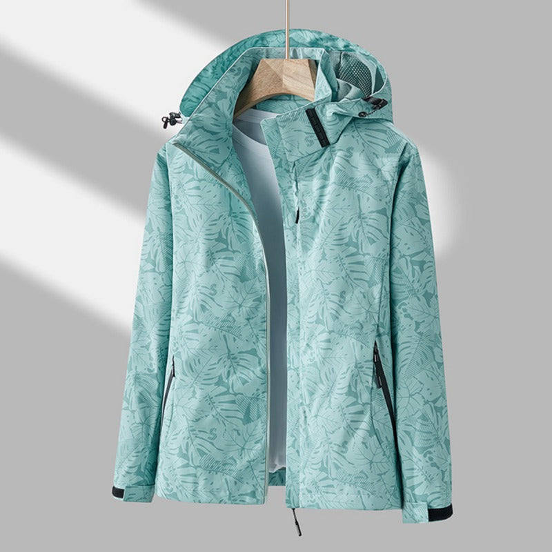 Damen Wintermantel mit Kapuze – Warme Winddichte Jacke mit elegantem Design