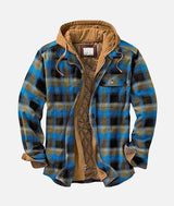 Veste à Carreaux avec Capuche pour Toutes Occasions