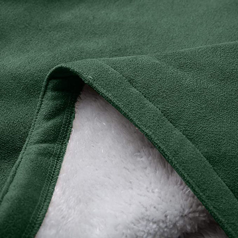 Damen-Wintermantel – Warme Sherpa-Jacke mit Kapuze und Knebelverschluss