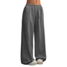 Damen-Freizeithose – Bequeme Hose mit weitem Bein und elastischem Bund