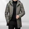 Manteau d’Hiver Homme avec Capuche – Long Manteau Stylé et Fonctionnel