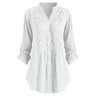 Blouse longue pour femme avec manches bouffantes - Chic et polyvalente