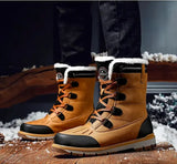 Men's winter boots with warm lining – Comfortable grip & outdoor style