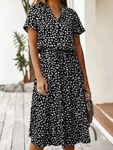 Robe Midi Élégante d'Été pour Femmes